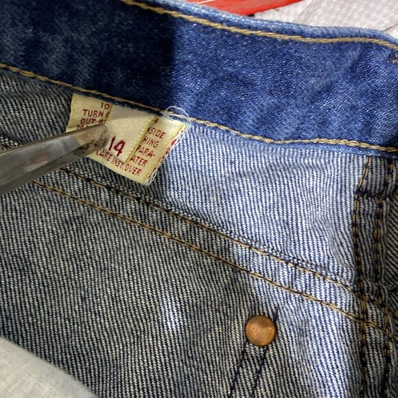 Vintage 1980's Calvin Klein Jeans High Rise Size 14 Made in the USA 100% Cotton - Picture 11 of 12